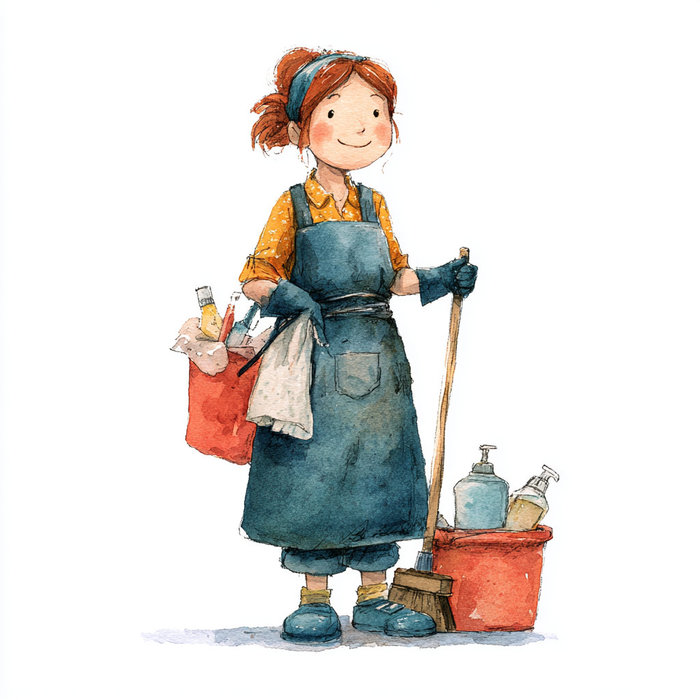 Казка для дітей - Незвичайна прибиральниця