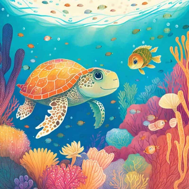 Казка перед сном - Подорож рибки до дельфінів