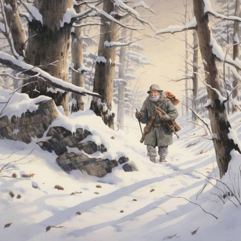 Казки для читання - Сліди на снігу