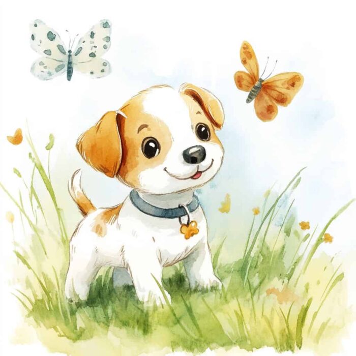 Казка для дітей - Як песик вигуляв пана Голубка