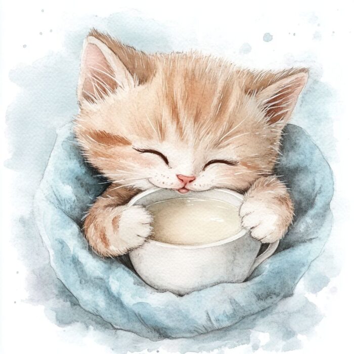 Казки для читання - Кошеня і голка