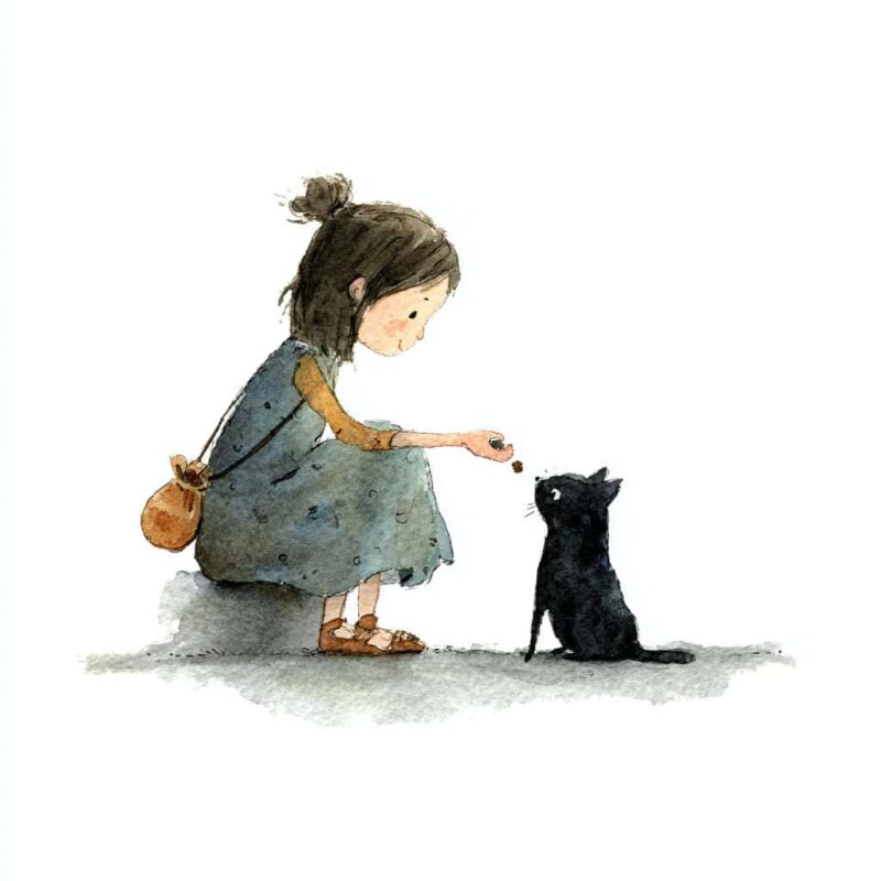 Казка для дітей - Три миски молока