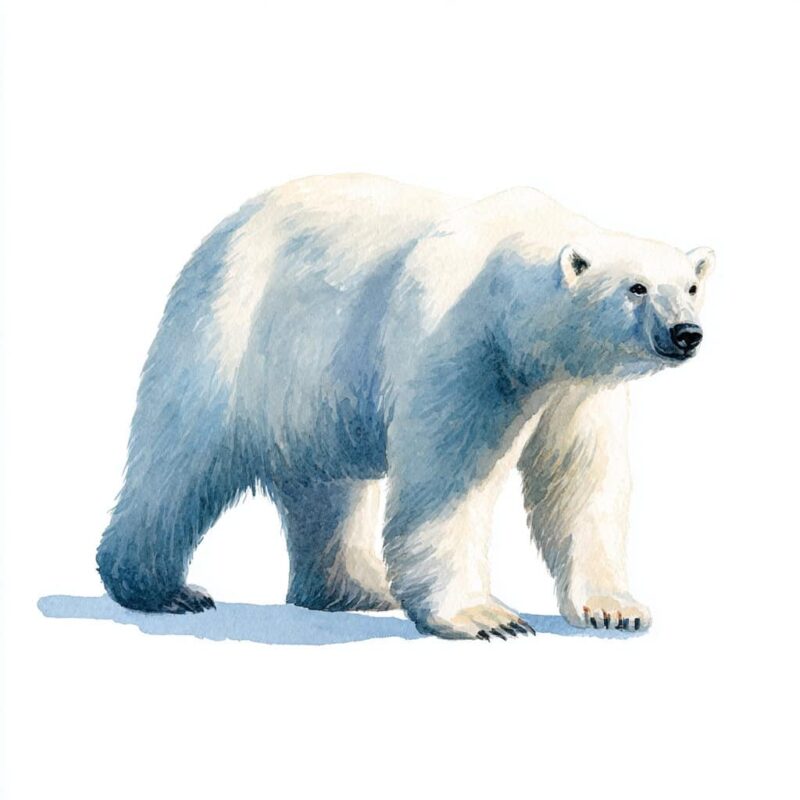 Казка на ніч - Як Бубо, білий ведмідь, вирушив на південь