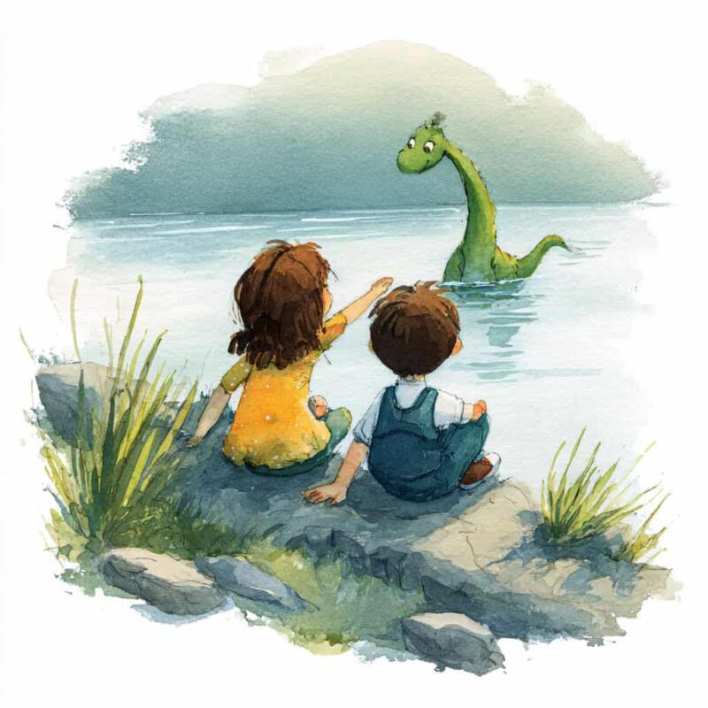 Казки для читання - Як чудовисько Ванесса хотіла втекти з озера